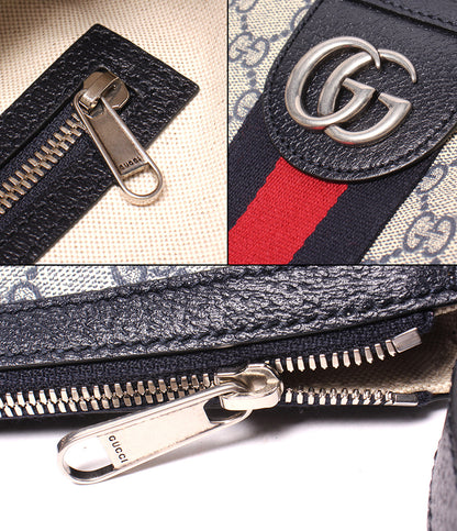 美品 GUCCI ショルダーバッグ 斜め掛け 肩掛け オフィディア GGスプリーム 598125 498879 レディース グッチ