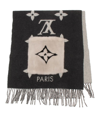 美品 LOUIS VUITTON マフラー カシミヤ100% マフラー･コールド レイキャビック M74353 レディース ルイ・ヴィトン