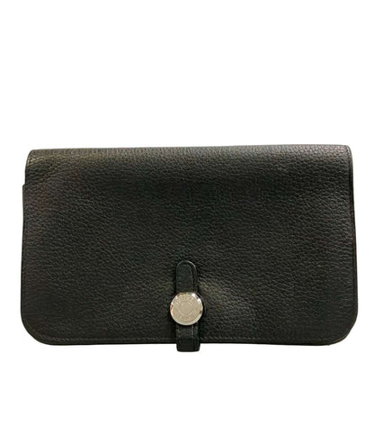 HERMES 長財布 シルバー金具 D刻印 ドゴン GM レディース エルメス