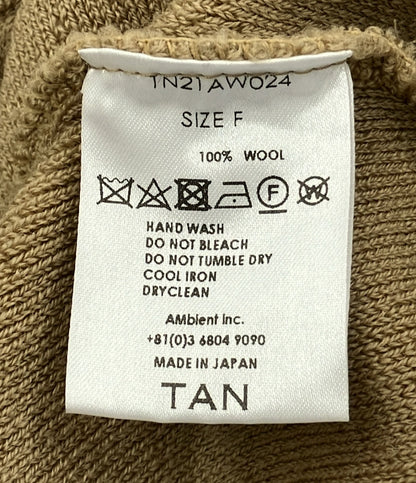 タン 長袖ニット 21AW レディース SIZE F (M) TAN