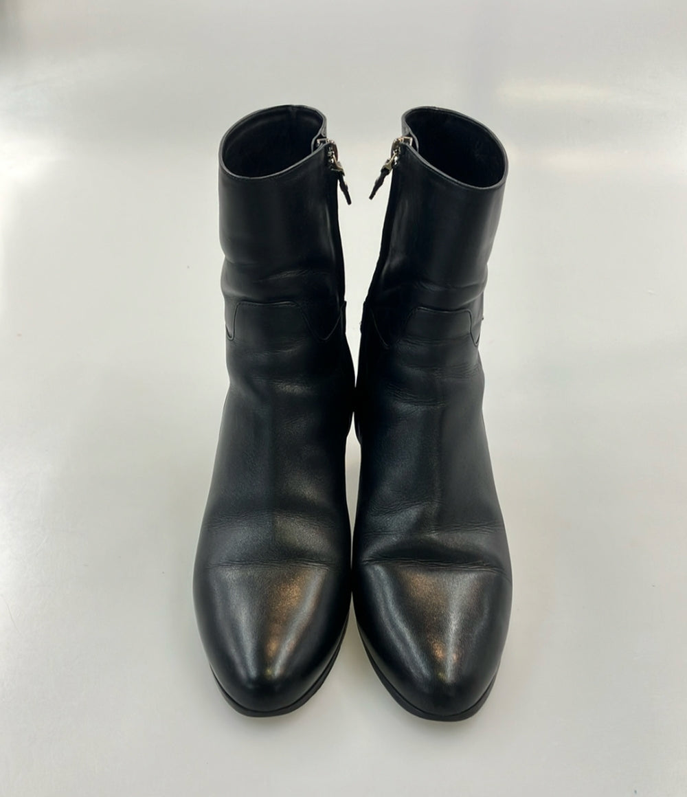 Salvatore Ferragamo ショートブーツ サイドジップ ガンチーニ レディース SIZE 7 1/2 C (25cm) サルヴァトーレフェラガモ