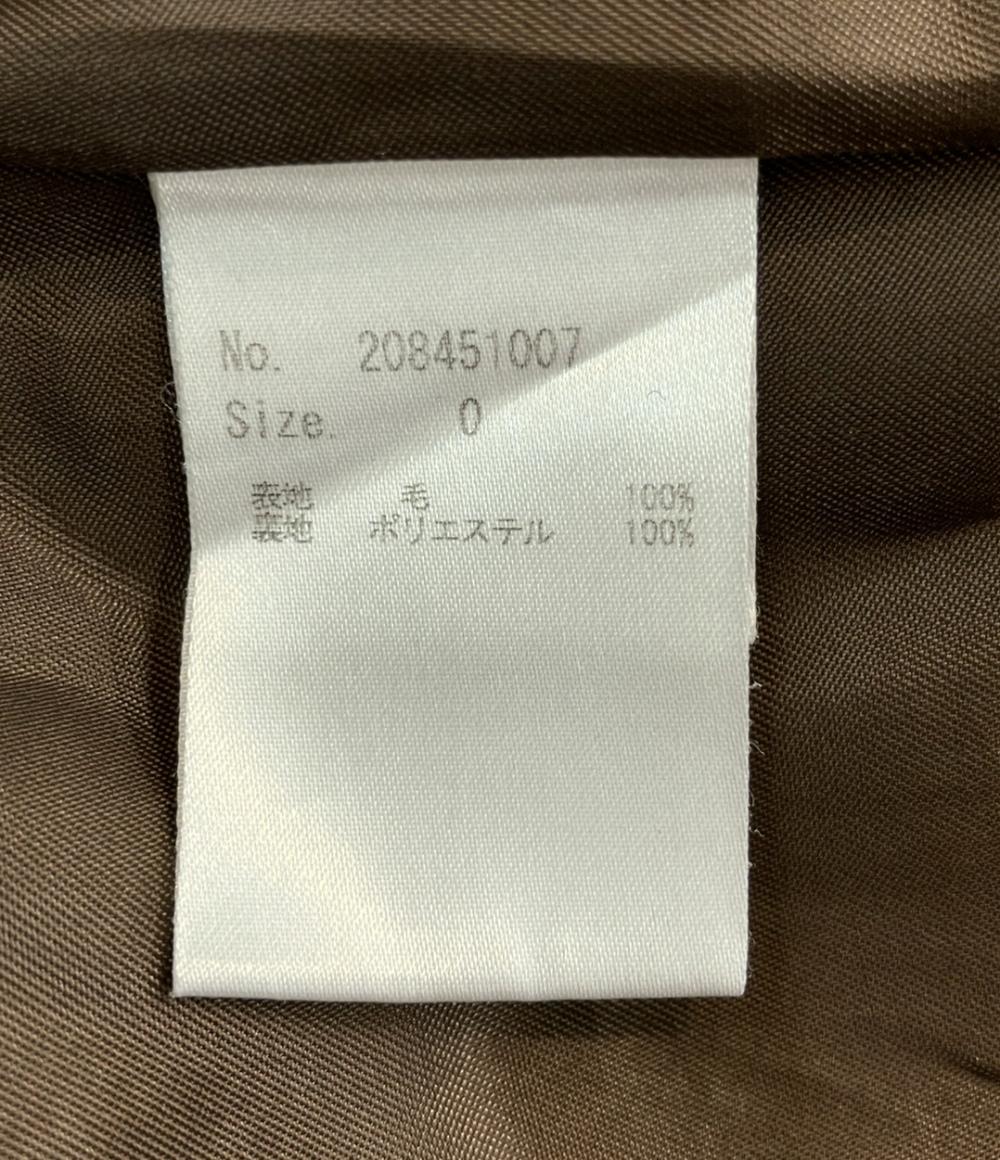 ステュディオス ノーカラータックコート Vネック 208451007 レディース SIZE 0 (S) STUDIOUS