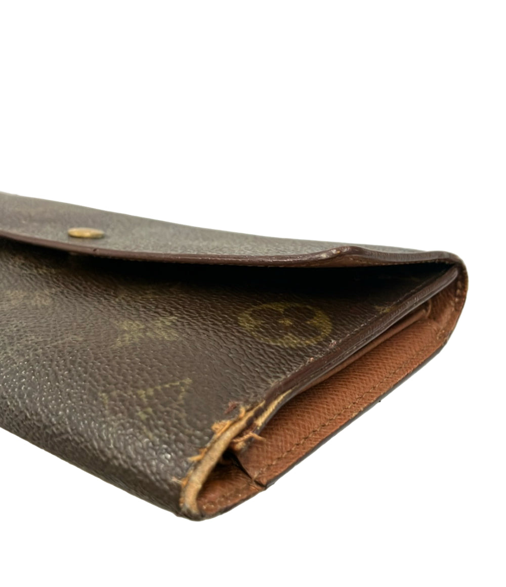 訳あり LOUIS VUITTON 三つ折り長財布 ポルトトレゾール