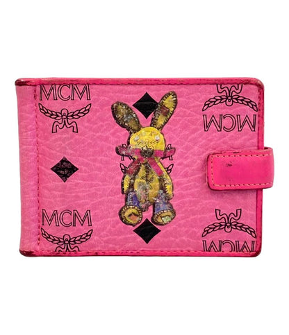 エムシーエム 二つ折り財布 マネークリップ付き メンズ MCM