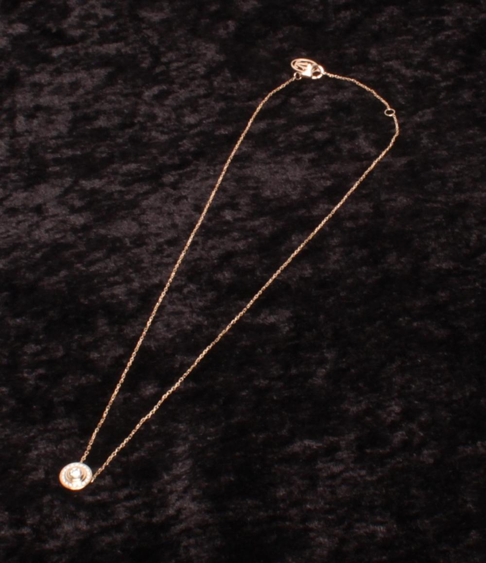 美品 カルティエ ネックレス K18 ダムール ダイヤ GTS485 レディース Cartier