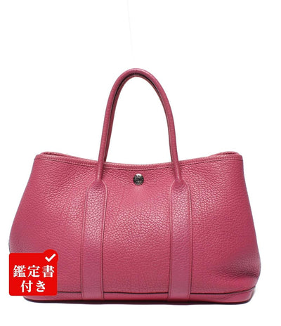 HERMES ハンドバッグ シルバー金具 □O刻印 ガーデンパーティTPM レディース エルメス
