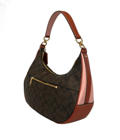 COACH 2way ショルダーバッグ 肩掛け 斜め掛け シグネチャー ホーボーバッグ F25897 レディース コーチ