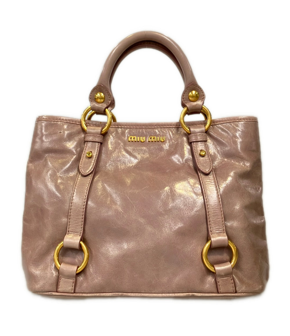 Miu Miu 2way ハンドバッグ ショルダーバッグ 斜め掛け レディース ミュウ ミュウ