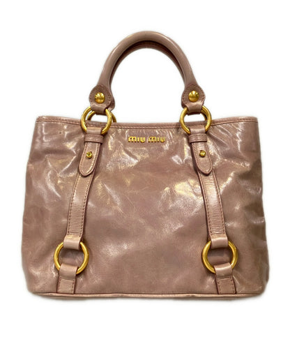 Miu Miu 2way ハンドバッグ ショルダーバッグ 斜め掛け レディース ミュウ ミュウ