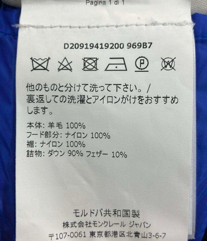 MONCLER ダウン切切替ニットベスト MAGLIA GILET メンズ SIZE S モンクレール