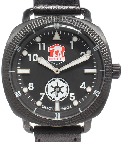腕時計 STAR WARS 帝国軍 ミリタリーウォッチ クオーツ ブラック メンズ