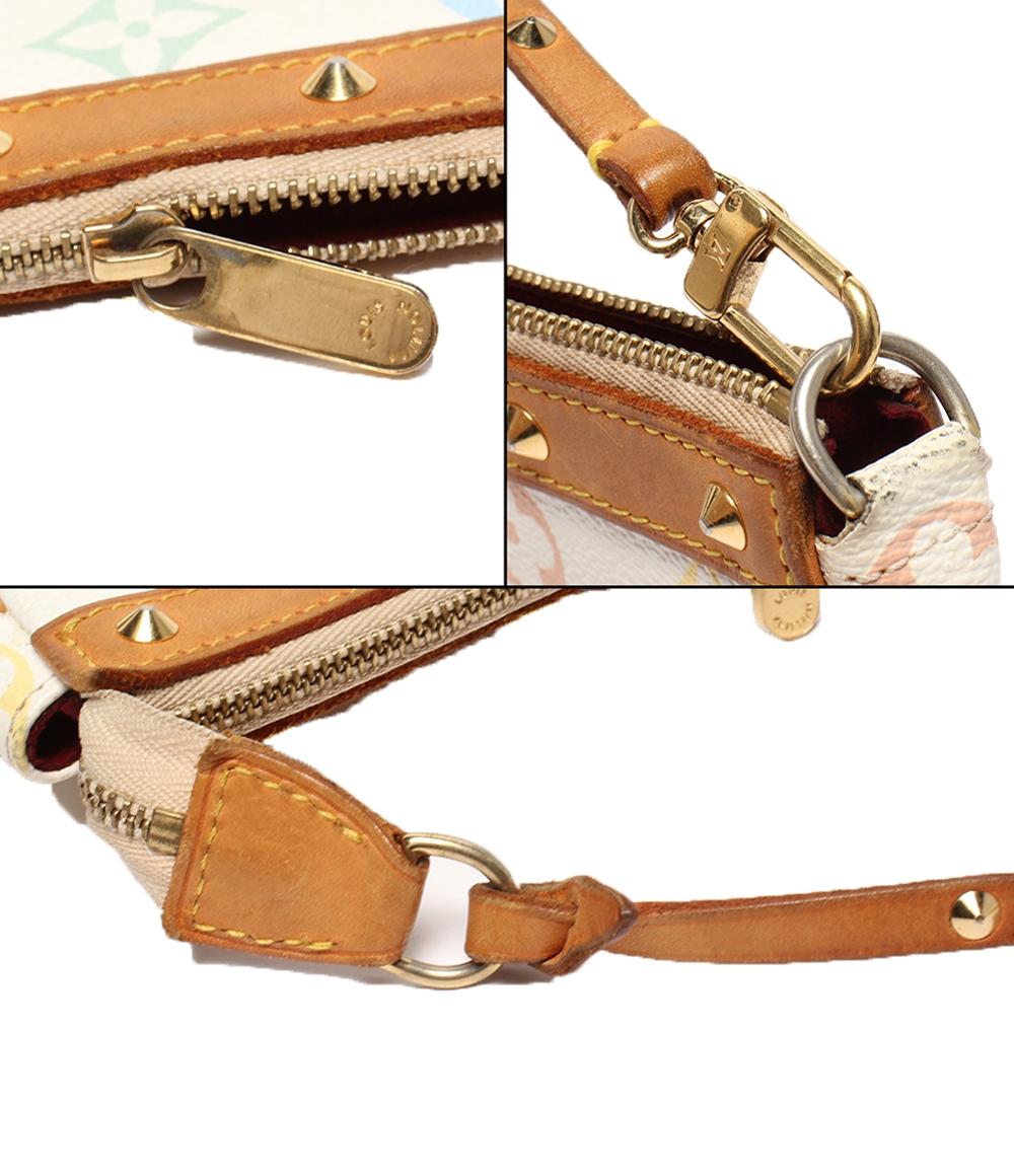 ルイ・ヴィトン ハンドバッグ アクセサリーポーチ 村上 隆 ポシェットアクセソワール マルチカラー M92649 レディース LOUIS VUITTON