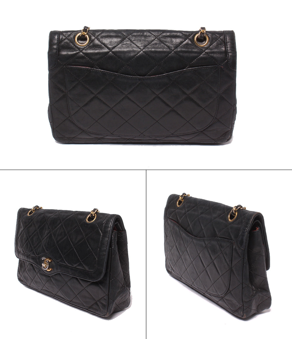 CHANEL ショルダーバッグ 肩掛け 斜め掛け ゴールド金具 マトラッセ