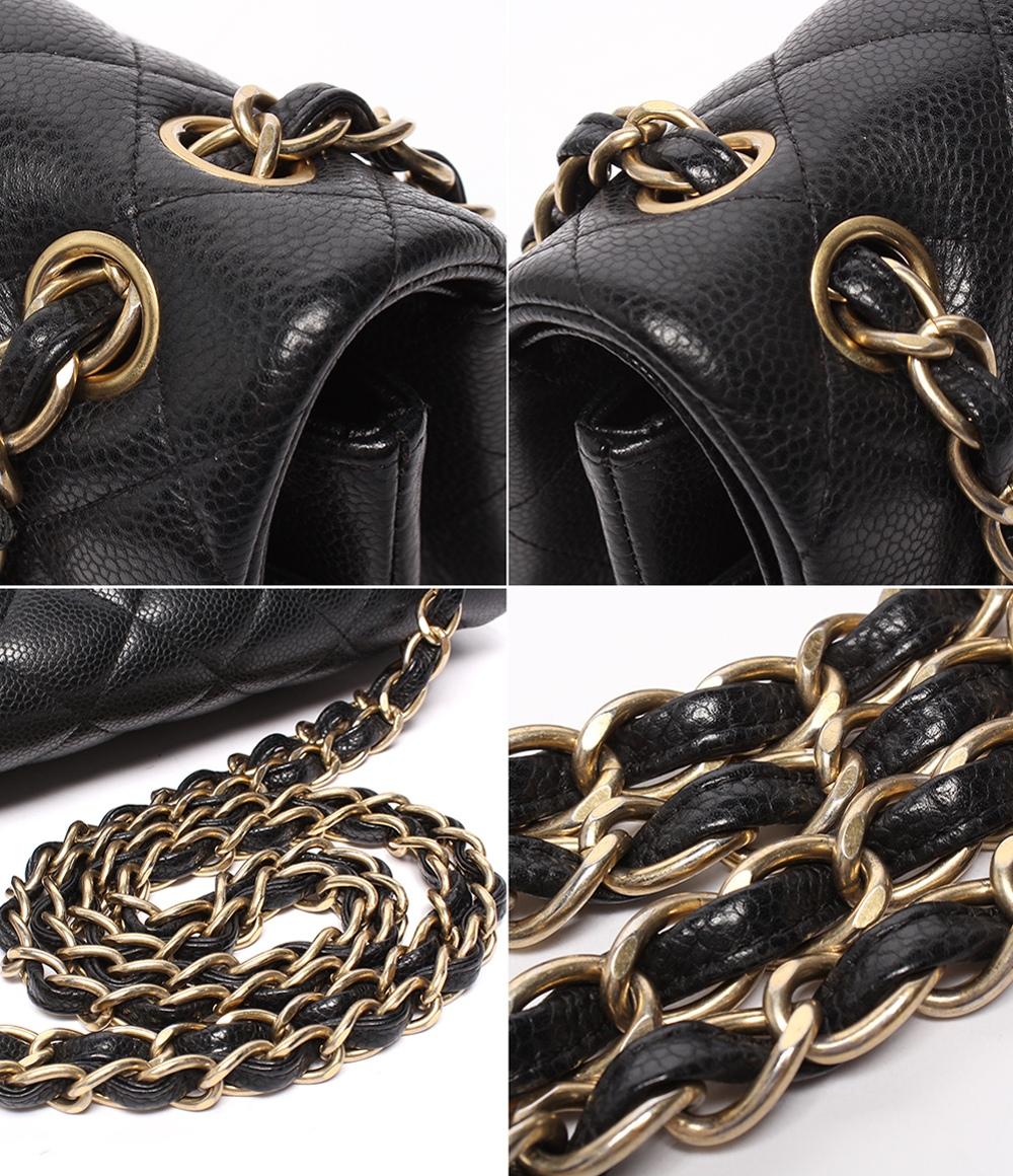 CHANEL チェーンショルダーバッグ ダブルチェーン ダブルフラップ