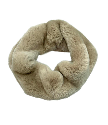 美品 Giovi スヌード ラビットファー レディース ジョヴィ