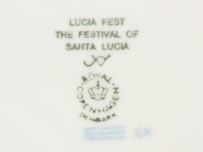 美品 Royal Copenhagen イヤープレート 飾り皿 18cm 1991 ロイヤルコペンハーゲン