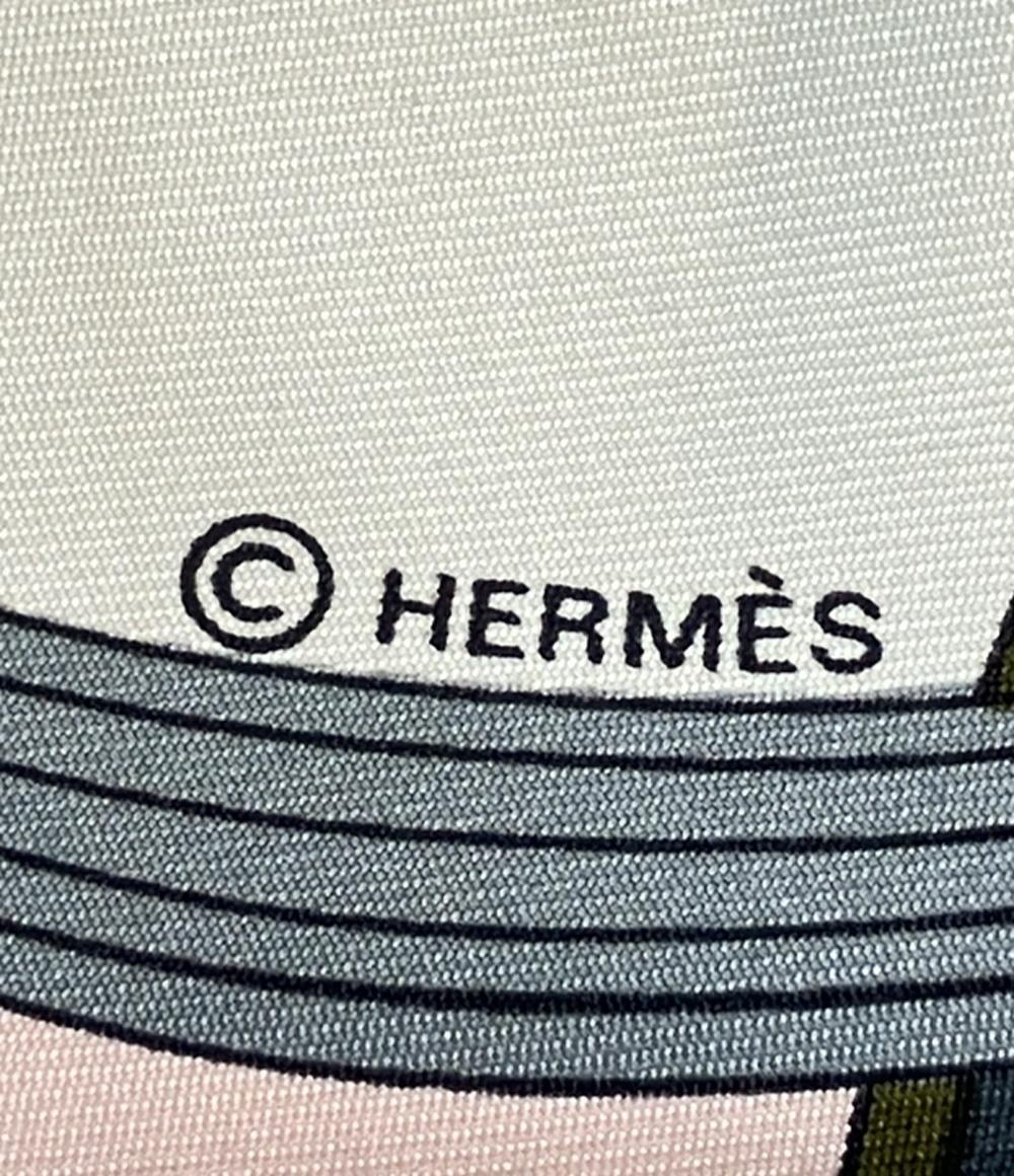 HERMES スカーフ カレ90 シルク100% SPRINGS レディース エルメス
