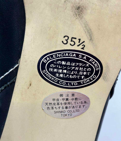 BALENCIAGA ミドルブーツ パイソン柄 レディース SIZE 35 1/2 (23.5cm) バレンシアガ