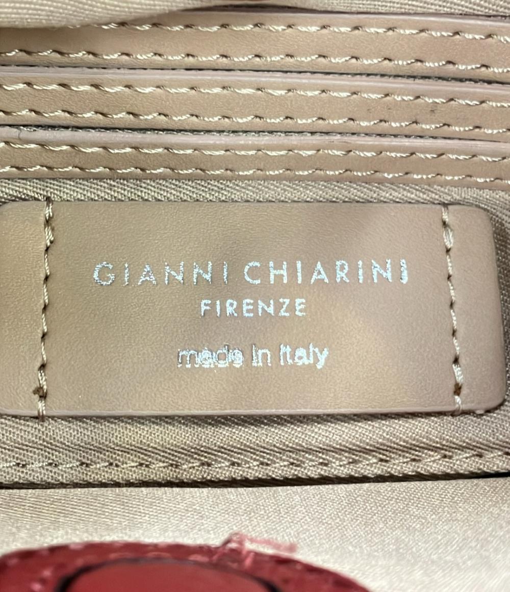 美品 GIANNI CHIARINI ハンドバッグ ショルダーバッグ 2WAY 斜め掛け レザー レディース ジャンニキアリーニ