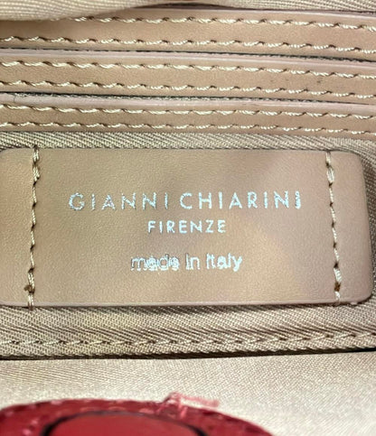 美品 GIANNI CHIARINI ハンドバッグ ショルダーバッグ 2WAY 斜め掛け レザー レディース ジャンニキアリーニ