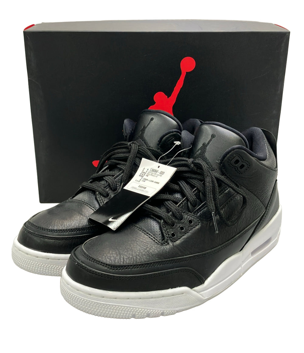 美品 AIR JORDAN NIKE ミドルカットスニーカー エア ジョーダン 3 レトロ 136064-020 メンズ SIZE 27.5 エアジョーダン ナイキ