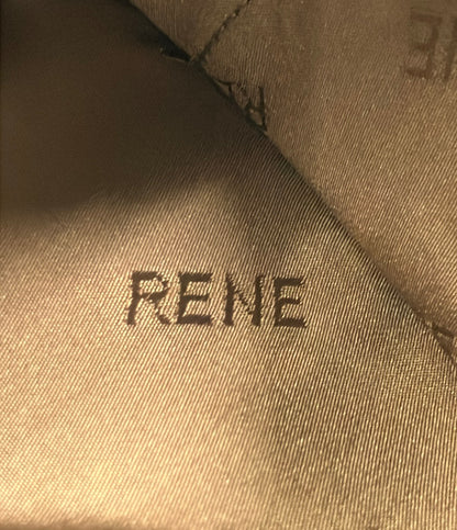 美品 Rene 二つ折り財布 レザー メンズ ルネ