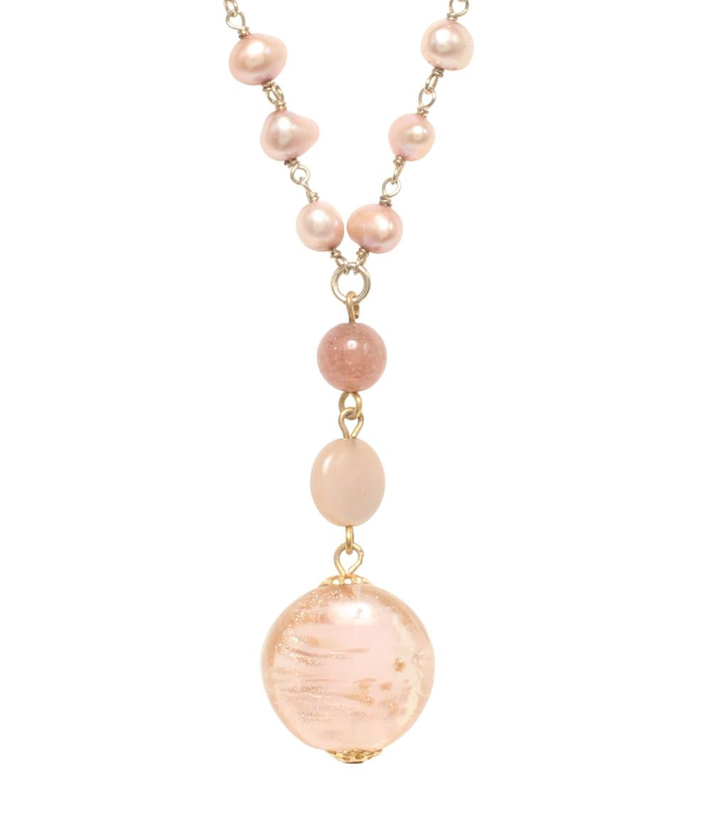 美品 VENDOME BOUTIQUE ネックレス 淡水パール レディース ヴァンドームブティック