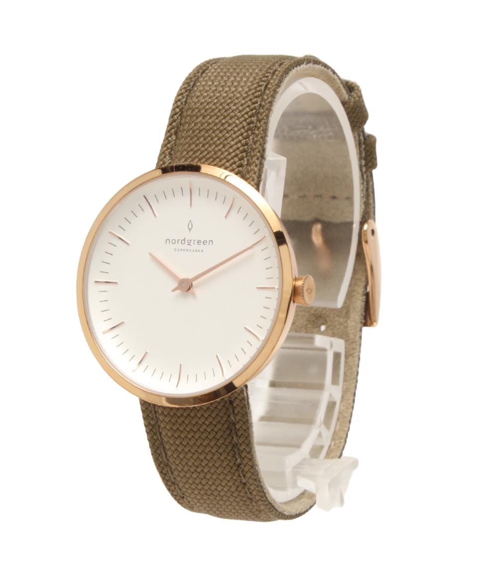 美品 ノードグリーン 腕時計 インフィニティ INFINITY クオーツ ホワイト レディース Nordgreen