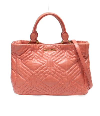 Miu Miu 2WAYハンドバッグ ショルダーバッグ 斜め掛け 肩掛け RN0928 レディース ミュウ ミュウ