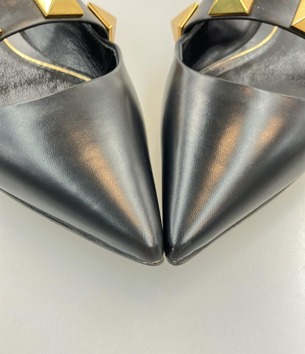 ヴァレンティノ・ガラヴァーニ フラットミュール スタッズ レディース SIZE 36 (M) Valentino Garavani