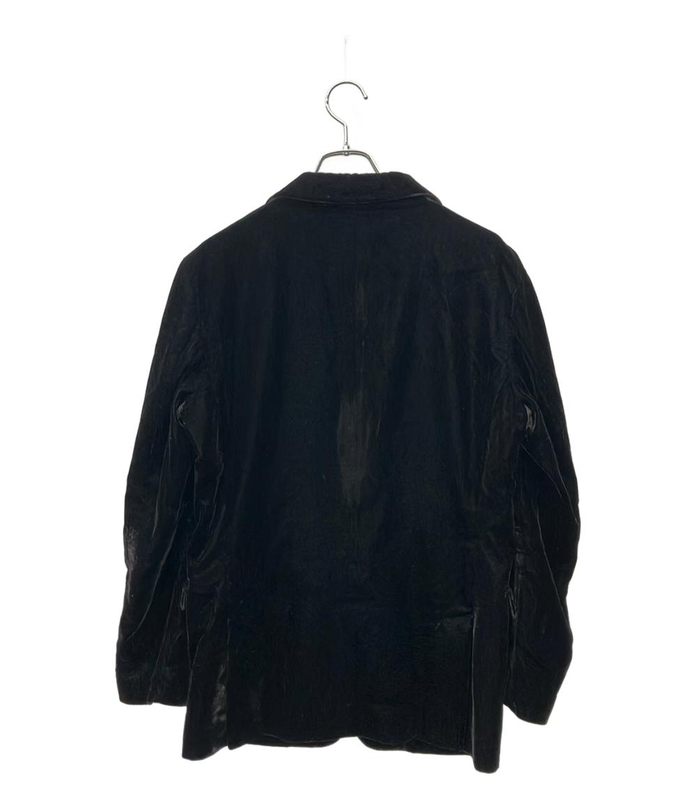 BURBERRY BLACK LABEL テーラードジャケット ベロア BMP36-114-09 メンズ SIZE M バーバリーブラックレーベル