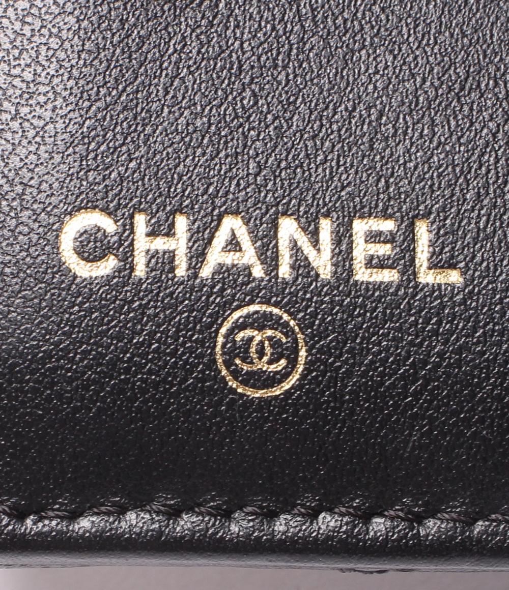 シャネル 三つ折り財布 ココマーク レディース CHANEL