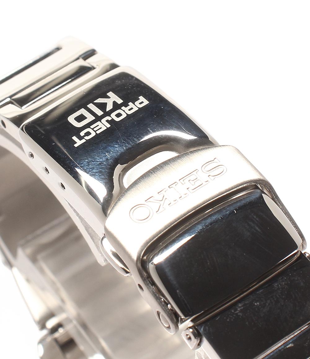 SEIKO 腕時計 クロノ・クロスコラボ クロノポリス2400 クオーツ ブラック 7T52-6000 メンズ セイコー