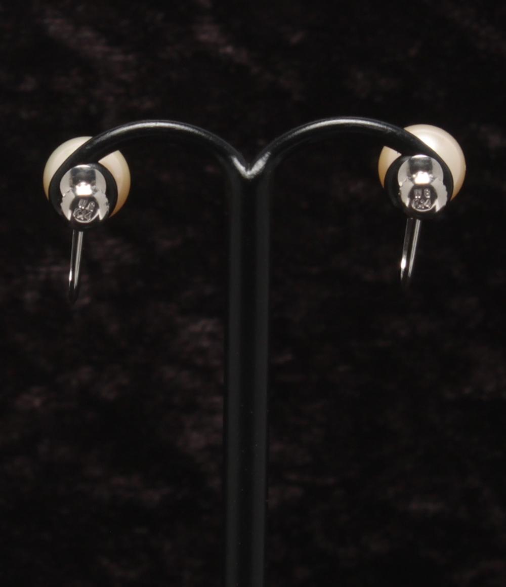 イヤリング K14WG パール 7.4mm レディース