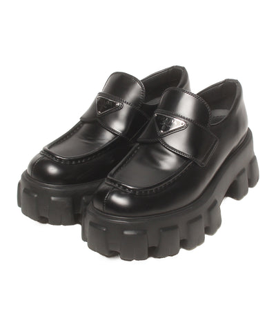 PRADA ローファー モノリス レザー 649 レディース SIZE 35 1/2 プラダ