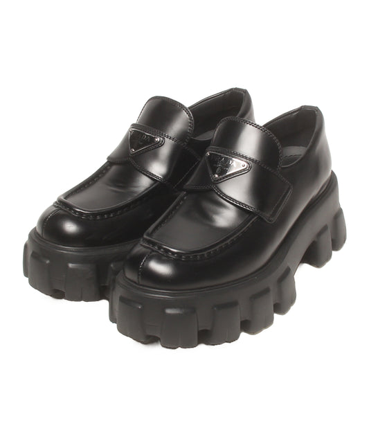 PRADA ローファー モノリス レザー 649 レディース SIZE 35 1/2 プラダ