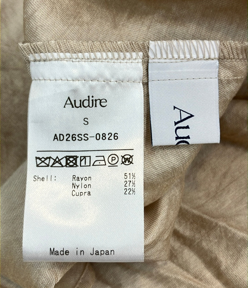 美品 audire Nana shoulder tops ノースリーブブラウス レディース SIZE S アウディーレ