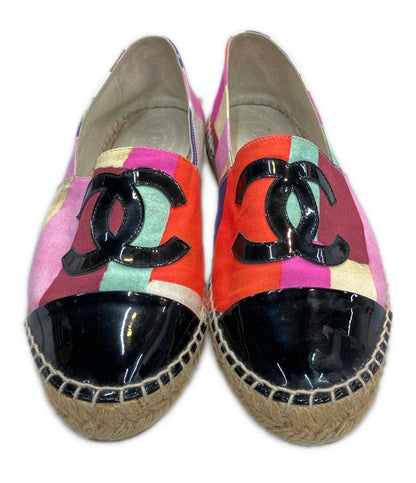 シャネル エスパドリーユ スリッポン フラットシューズ レディース SIZE 37 (L) CHANEL
