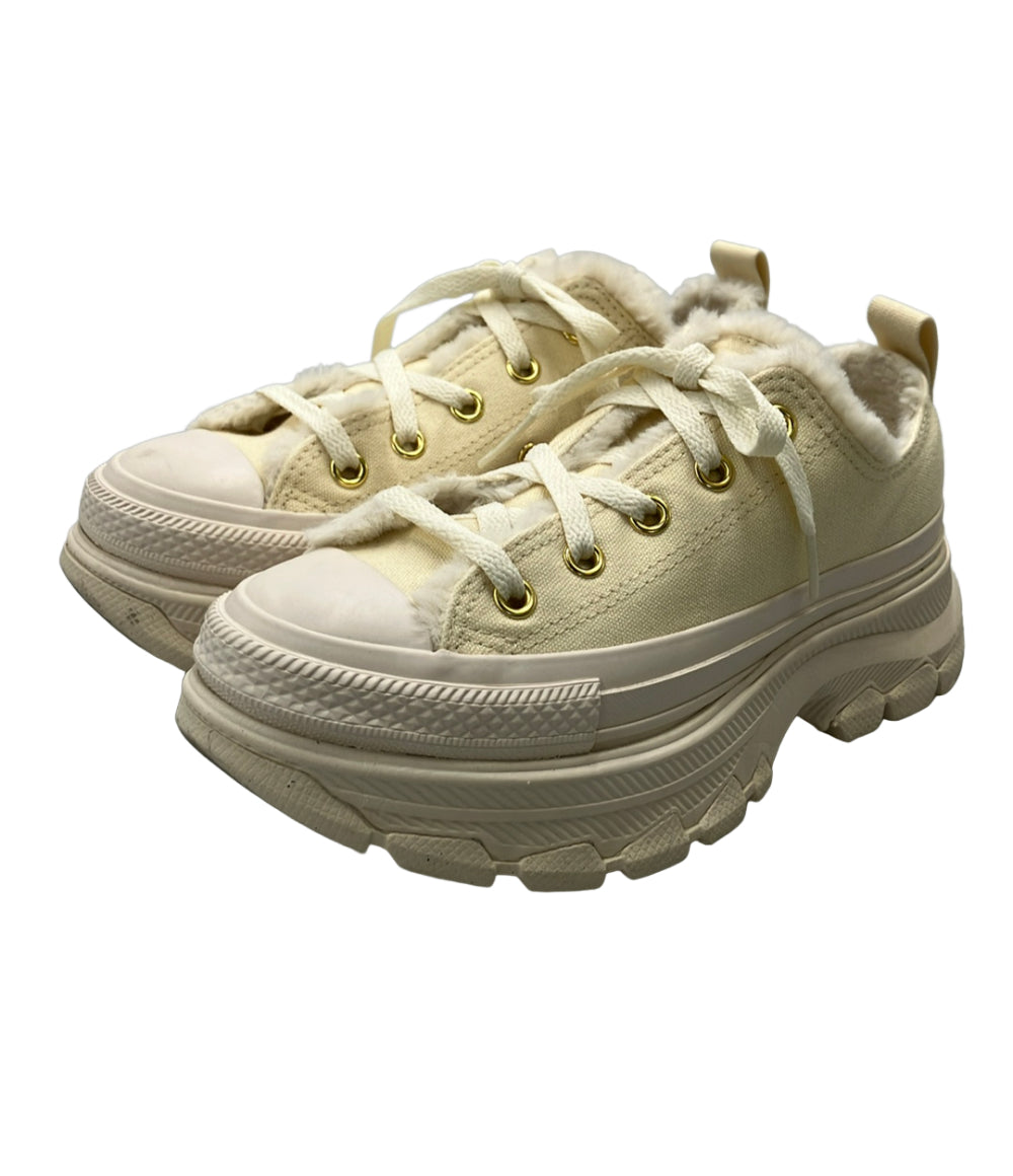 CONVERSE ローカット厚底スニーカー オールスター トレックウェーブ ボア 1SE256 レディース SIZE 23.0 コンバース