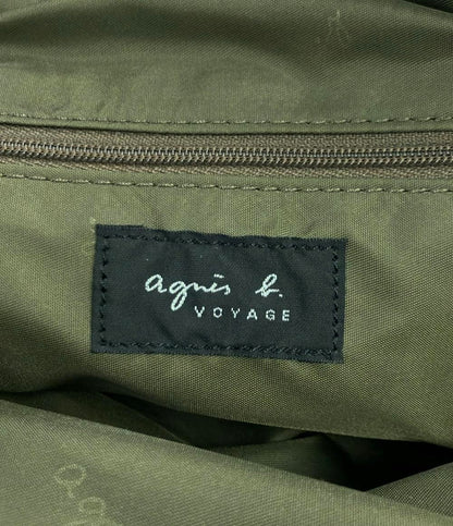 美品 agnes b. ハンドバッグ ナイロン レディース アニエスベー