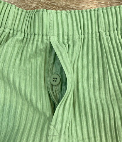 美品 HOMME PLISSE ISSEY MIYAKE プリーツパンツ HP61JF255 メンズ SIZE 2 (M) オム プリッセ イッセイミヤケ