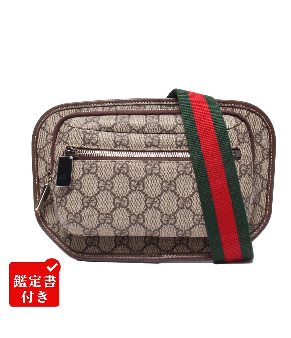 美品 GUCCI ウエストバッグ ボディバッグ GGスプリーム 760217