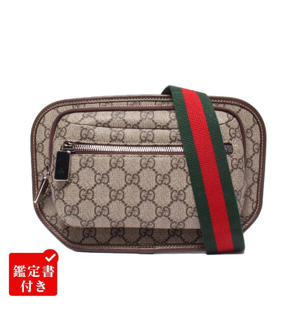 美品 GUCCI ウエストバッグ ボディバッグ ＧＧスプリーム 760217 486628 メンズ グッチ