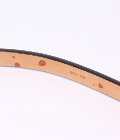 LOUIS VUITTON ベルト ノワール サンチュール キャレ M6805 レディース ルイ・ヴィトン