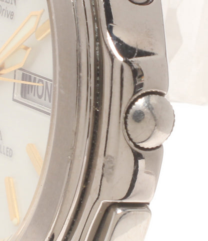 CITIZEN 腕時計 アテッサ ATTESA ソーラー ホワイト H100-T010431 メンズ シチズン