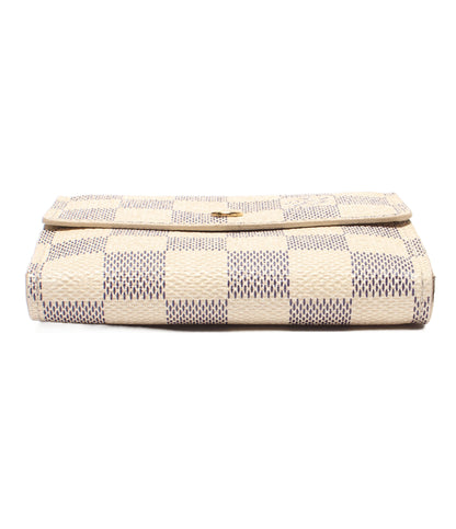 LOUIS VUITTON Wホック三つ折り財布 ポルトフォイユ エリーズ ダミエアズール N61733 レディース メンズ ルイ・ヴィトン