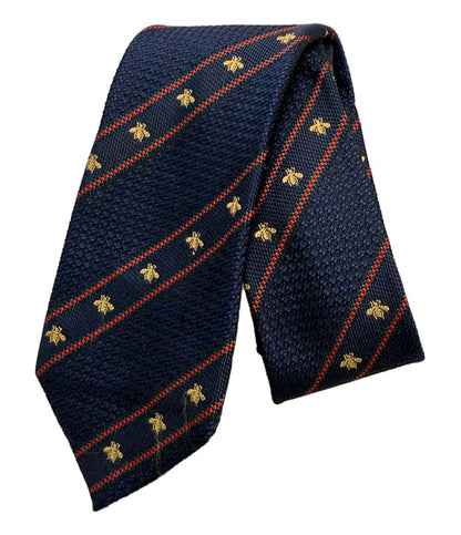 グッチ ネクタイ ビー ウェブ ライン ストライプ 表面シルク 100% 451528 4E002 メンズ GUCCI