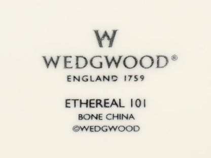 美品 ウエッジウッド スクエアボウル パスタプレート 皿 24cm エスリアル ETHEREAL WEDGWOOD