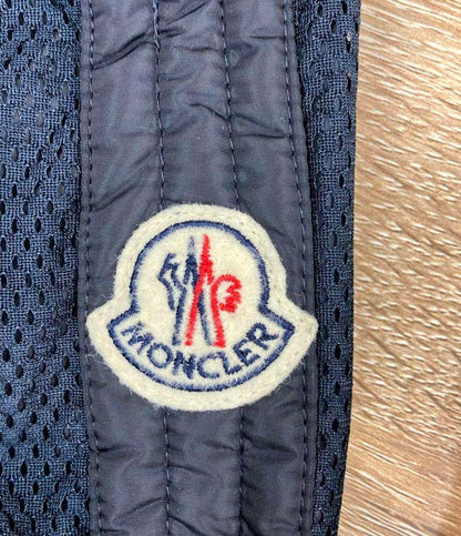 MONCLER ライダースジャケット ブルゾン ロゴワッペン ダブルジップ LEMAN 510914112085 メンズ SIZE 1 (S) モンクレール