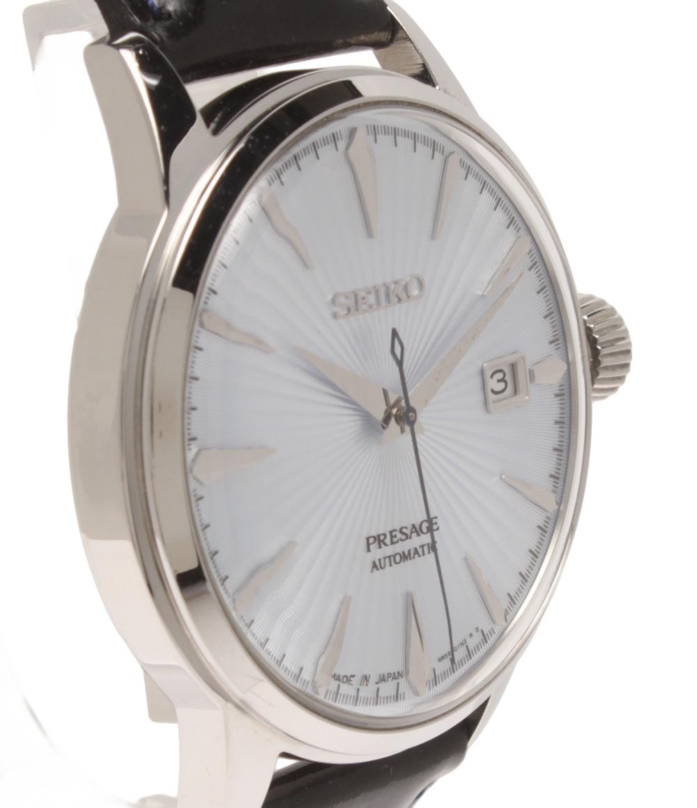 SEIKO 腕時計 プレサージュ PRESAGE 自動巻き シルバー 4R35-01T0 メンズ セイコー